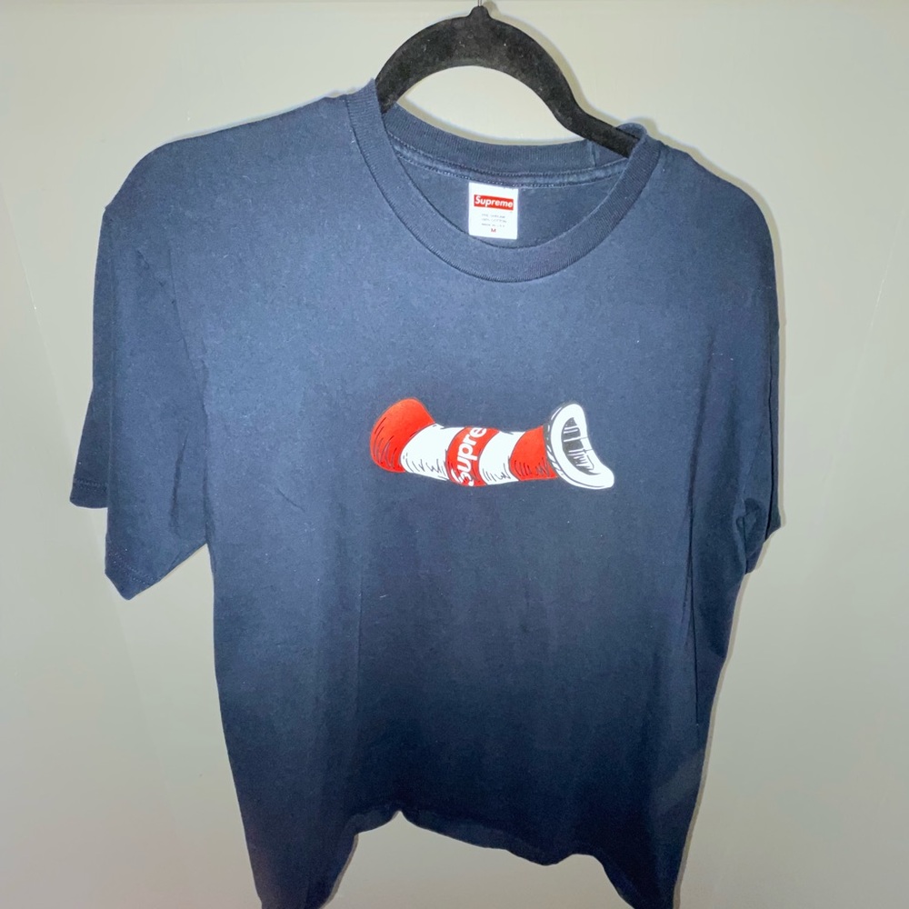 Supreme Cat in the hat tee Sz M